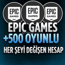 EPIC GAMES +500 OYUNLU MAİL DEĞİŞEN HESAP