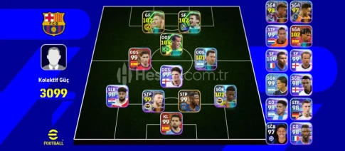 BU HESAP KAÇMAZ 106 RİVALDO 106 SEMEDO 103 REUS