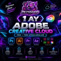 ⭐1 AY ADOBE CREATIVE CLOUD PRO | KENDİ HESABINIZA⭐
