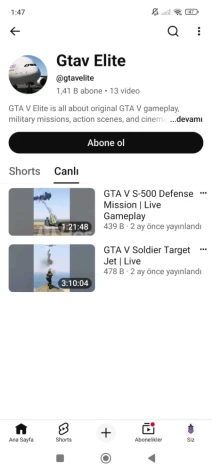 Aşırı Sağlam Canlı Yayın Kanalı