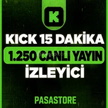 ⭐GARANTİLİ KİCK 15 DAKİKA 1250 İZLEYİCİ 7-24 OTOMATİK (