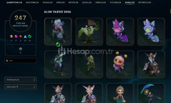 Lol ve valo hesabı ihtiyacdan dolayı satılık