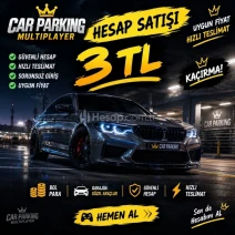 RANDOM Car parking multiplayer hesapları