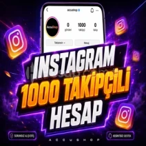 ⭐2FA AKTİF⭐ - İNSTAGRAM 1.000 TAKİPÇİLİ HESAP⭐