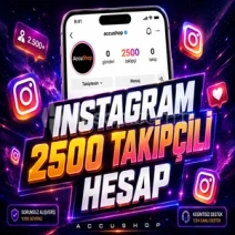 ⭐2FA AKTİF⭐ - İNSTAGRAM 2.500 TAKİPÇİLİ HESAP⭐
