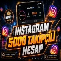 ⭐2FA AKTİF⭐ - İNSTAGRAM 5.000 TAKİPÇİLİ HESAP⭐