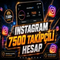 ⭐2FA AKTİF⭐ - İNSTAGRAM 7.500 TAKİPÇİLİ HESAP⭐