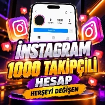 ⭐HERŞEYİ DEĞİŞEN⭐ - İNSTAGRAM 1.000 TAKİPÇİLİ HESAP⭐