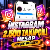 ⭐HERŞEYİ DEĞİŞEN⭐ - İNSTAGRAM 2.500 TAKİPÇİLİ HESAP⭐