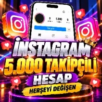 ⭐HERŞEYİ DEĞİŞEN⭐ - İNSTAGRAM 5.000 TAKİPÇİLİ HESAP⭐