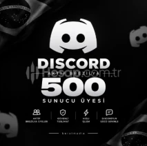 ⭐Discord 500 Aktif Sunucu Üyesi (BR) ⭐
