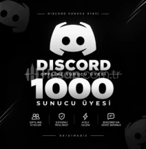 ⭐Discord 1000 Offline Sunucu Üyesi⭐