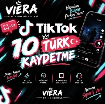 TikTok 10 Türk Kaydetme 🇹🇷 | VİERA Sosyal Medya Hizme