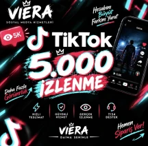 TikTok 5.000 İzlenme 🚀 | VİERA Sosyal Medya Hizmetleri