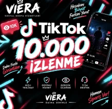 TikTok 10.000 İzlenme 🚀 | VİERA Sosyal Medya Hizmetler