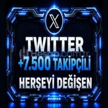 ⭐TWİTTER +7.500 TAKIPCILI 2007-2025 TARİHLİ HESAP⭐