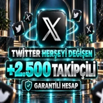 ⭐2007-2025 TARİHLİ TWİTTER +2.500 TAKİPÇİLİ HESAP⭐