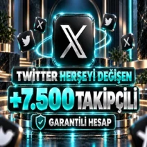 ⭐2007-2025 TARİHLİ TWİTTER +7.500 TAKİPÇİLİ HESAP⭐