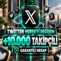 ⭐2007-2025 TARİHLİ TWİTTER +10.000 TAKİPÇİLİ HESAP⭐