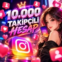 ⚡2FA AÇIK⚡ 10.000 TAKİPÇİLİ İNSTAGRAM KADIN HESAP | ✅
