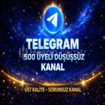 ⚡GARANTİLİ⚡500 ÜYELİ TELEGRAM KANAL✅