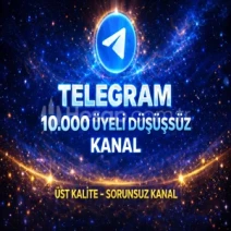 ⚡GARANTİLİ⚡10.000 ÜYELİ TELEGRAM KANAL✅