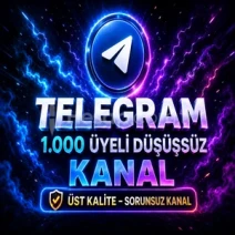 ⚡1.000 ÜYELİ TELEGRAM GARANTİLİ GRUP  KANAL ✅