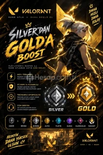 ELO BOOST İLK 5 SİPARİŞ İNDİRİMLİ GÜMÜŞTEN GOLDA BOOST
