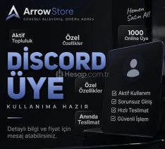 👥 1000 DİSCORD ONLİNE ÜYE YABANCI 👥