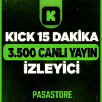 ⭐GARANTİLİ KİCK 15 DAKİKA 3500 İZLEYİCİ 7-24 OTOMATİK (