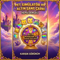 ✨Pet simülatör 99 golden süpriz çark✨