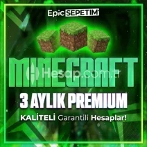 ⭐3 AYLIK Minecraft Premium Hesap Garantili⭐