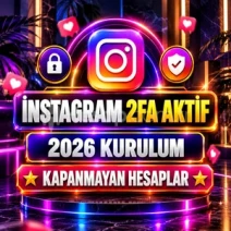 ⭐İNSTAGRAM 2FA AKTİF KAPANMAYAN HESAPLAR⚡