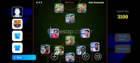 107 Pepe 107 kaleci courtua 105 suarezli hesap