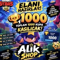 Brawl stars total  1000 kupa boost💎