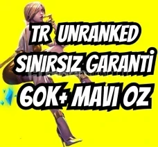 ⭐FRESH HANDMADE TR +60k MAVİ ÖZ UNRANKED 30LVL