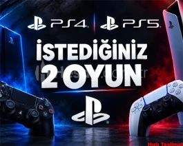 ⭐İSTEDİĞİNİZ 2 OYUN PS4+PS5 +GARANTİ