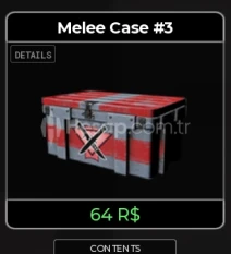 Criminality Melee Case 3 x1 Gamepass Gift