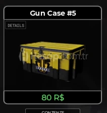Criminality Gun Case 5 x10 Gamepass Gift