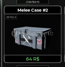 Criminality Melee Case 2 x10 Gamepass Gift