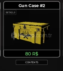 Criminality Gun Case 2 x1 Gamepass Gift
