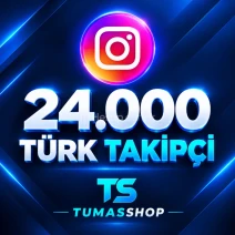 Instagram 24.000 Türk Takipçi - Güçlü Büyüme