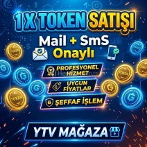 ( MAİL + SMS ONAYLI ) 1x Token Satışı
