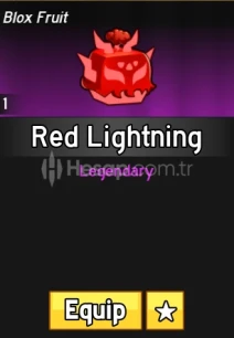 Red Lightining - blox fruits (ucuz)