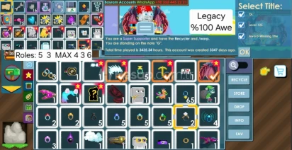 | Growtopia | Ldkwing 3 tittle Pro account