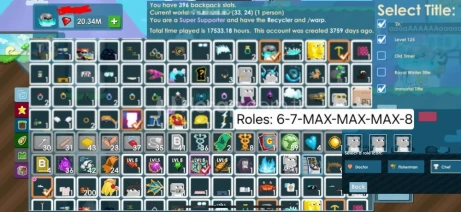 | Growtopia | Ocean Aura Marvelous s2 Pro acc