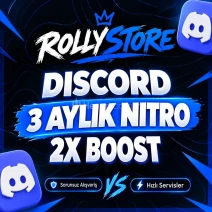 3 Aylık Discord Nitro + 2x Boost | Otomatik Teslimat