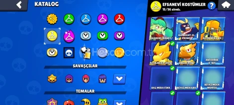 53 k kusür satılık hesap içinde herşey var