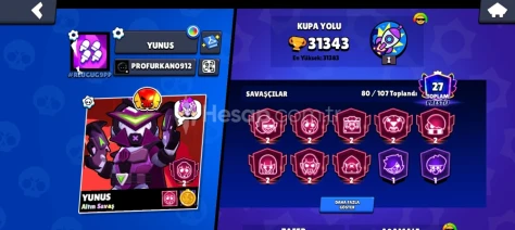 Hesabda dolu skinlerle mevcuttur 27 prestijdir