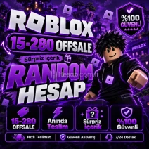 👑 15-280 OFFSALE⚡ ROBLOX RANDOM HESAP 👑